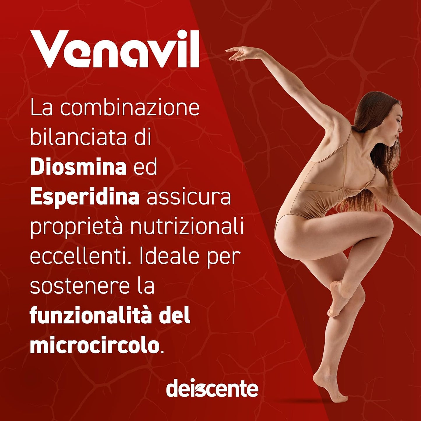 Integratore con Diosmina e Esperidina per Microcircolo e Gambe Gonfie - VENAVIL