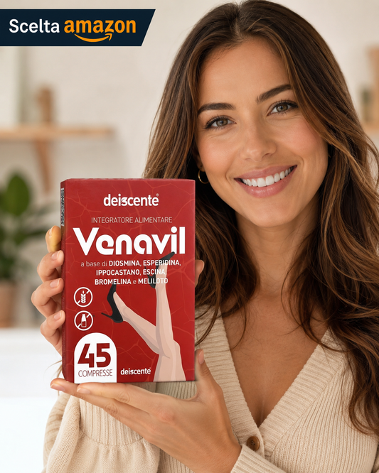 Integratore con Diosmina e Esperidina per Microcircolo e Gambe Gonfie - VENAVIL